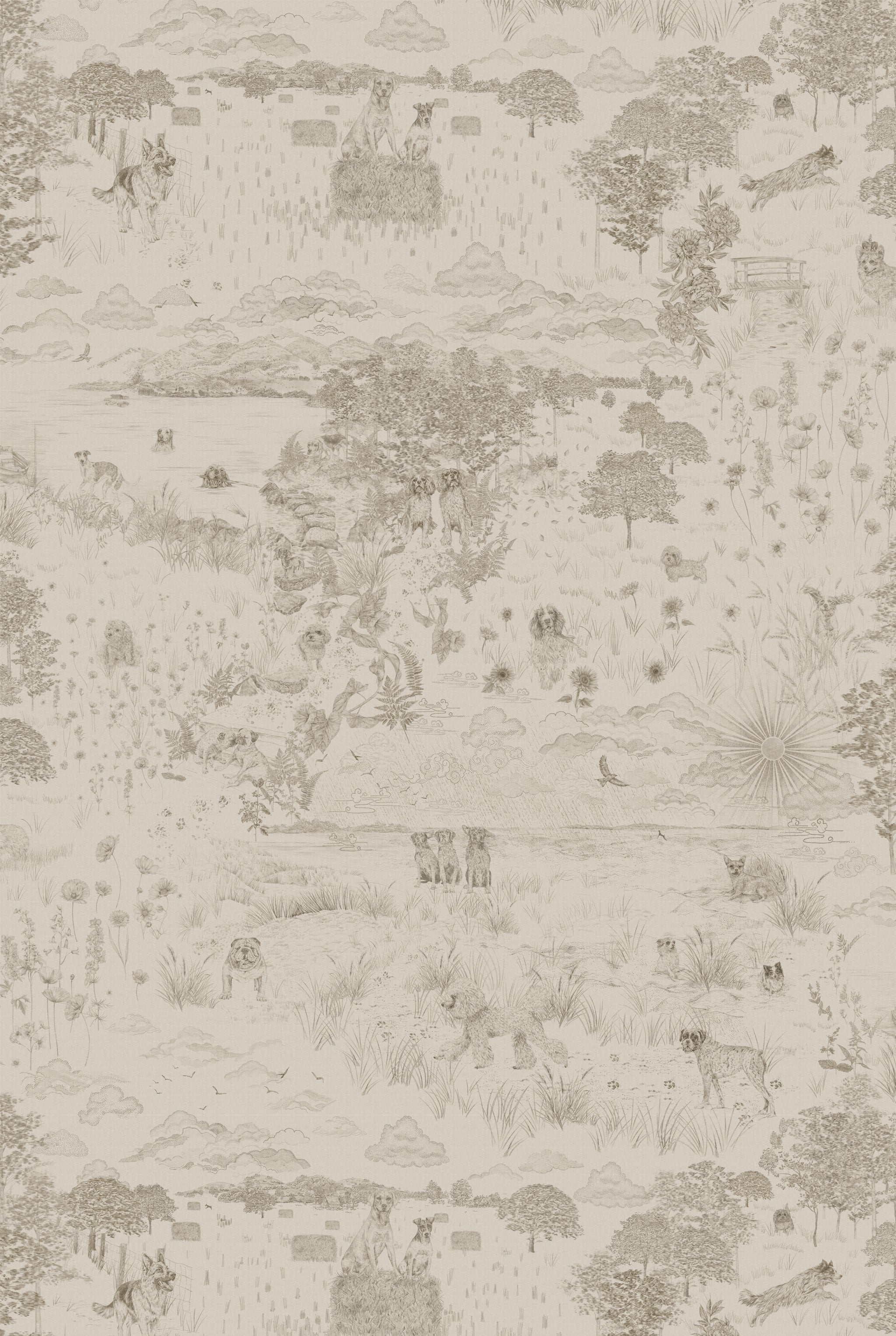 DOG TALES Egyptian Cotton