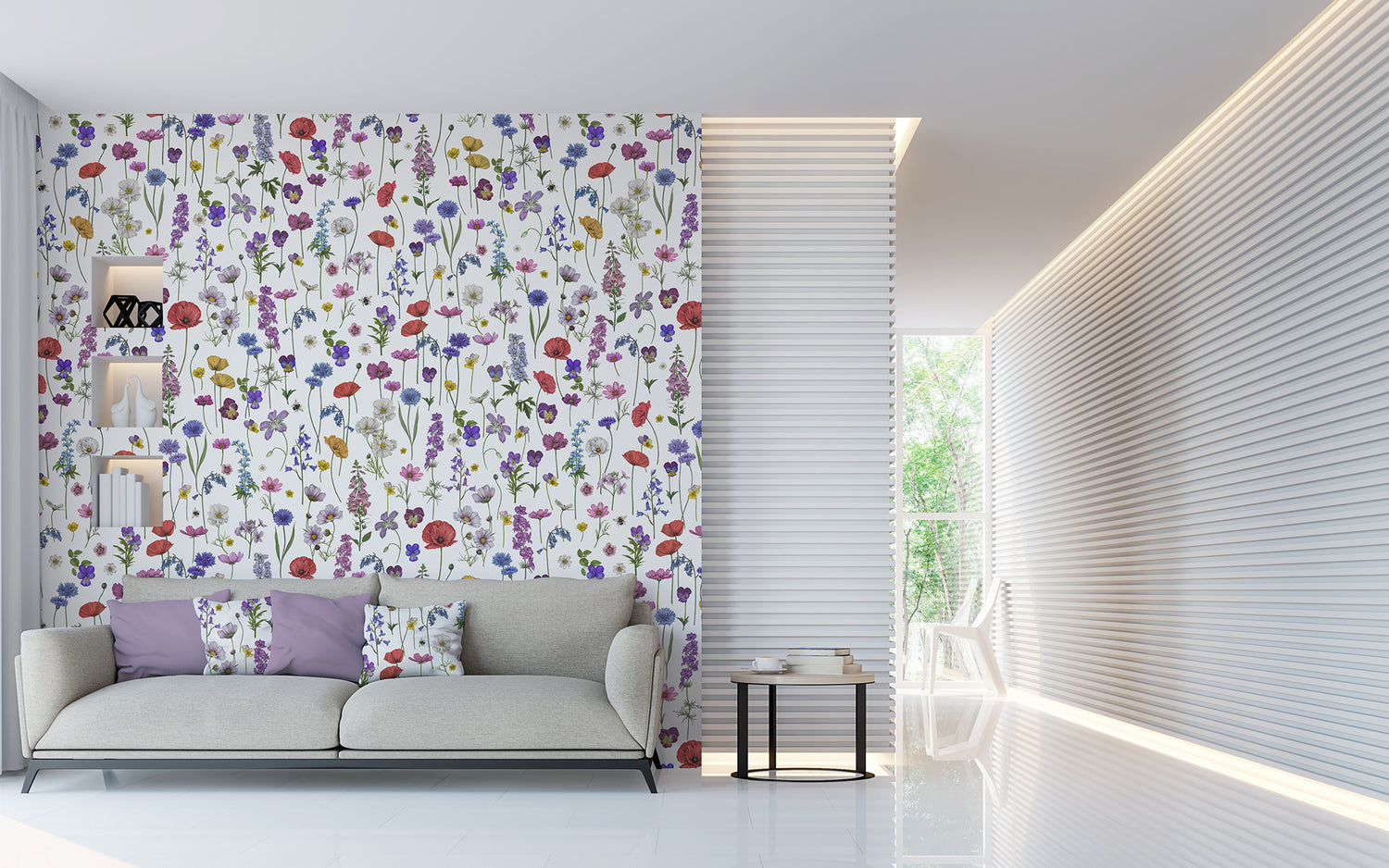 BOTANICA Chalk Wallpaper