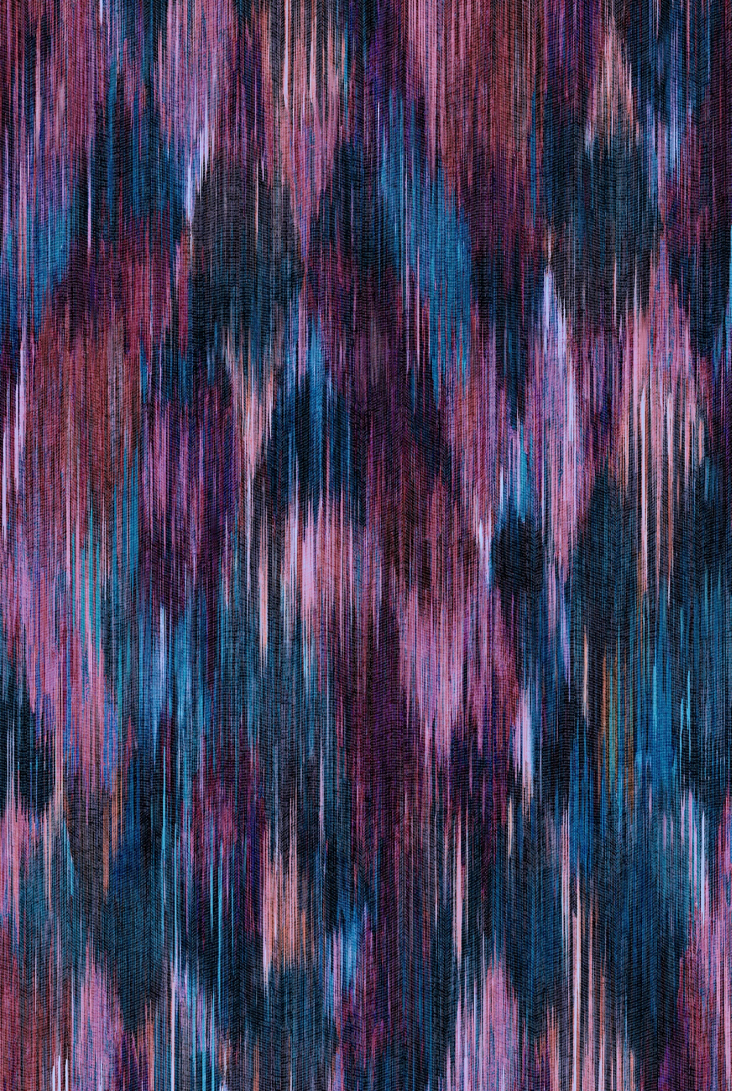 SPECTRE Ikat Jaded Berry Wallpaper