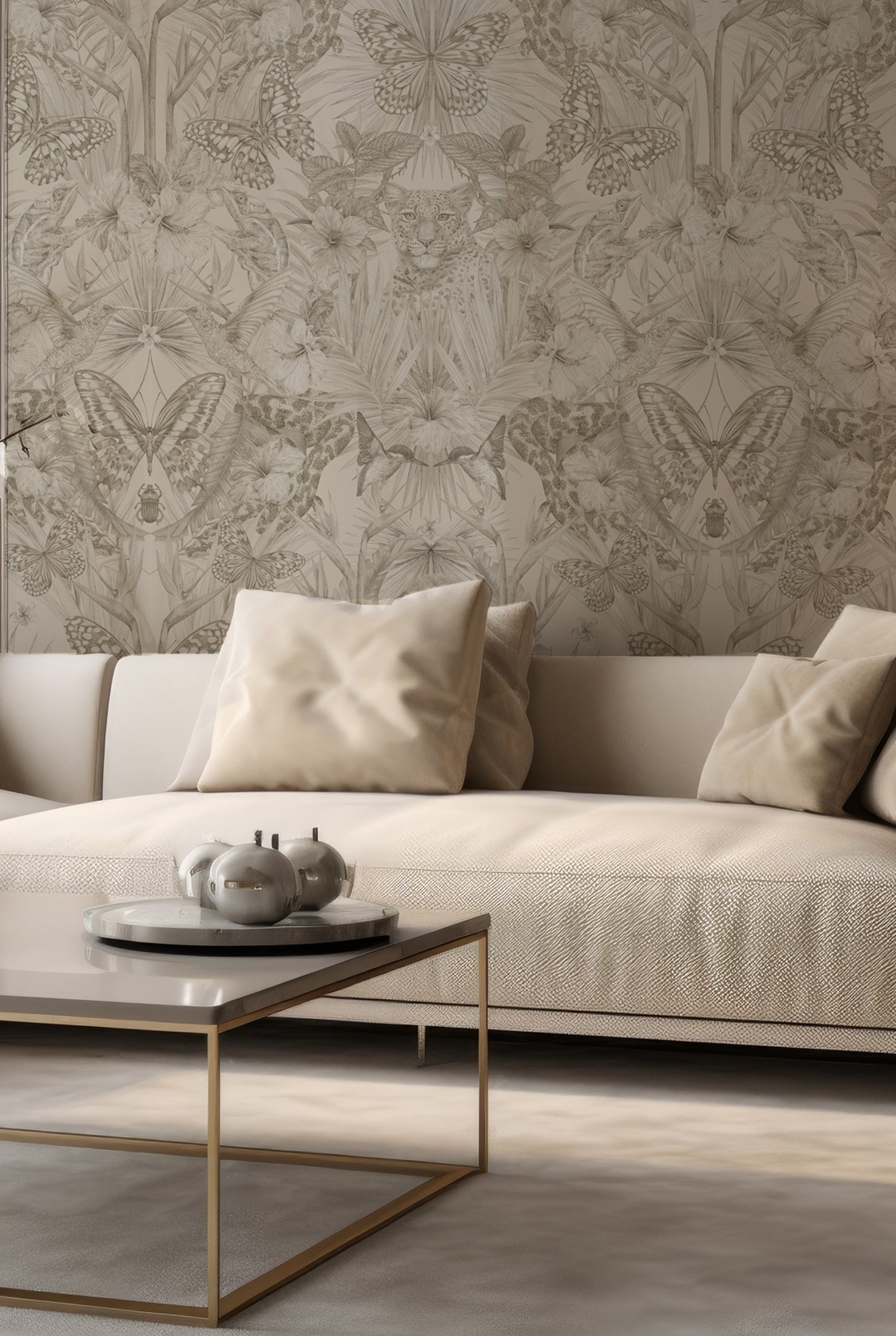 EXOTICA Alabaster Wallpaper