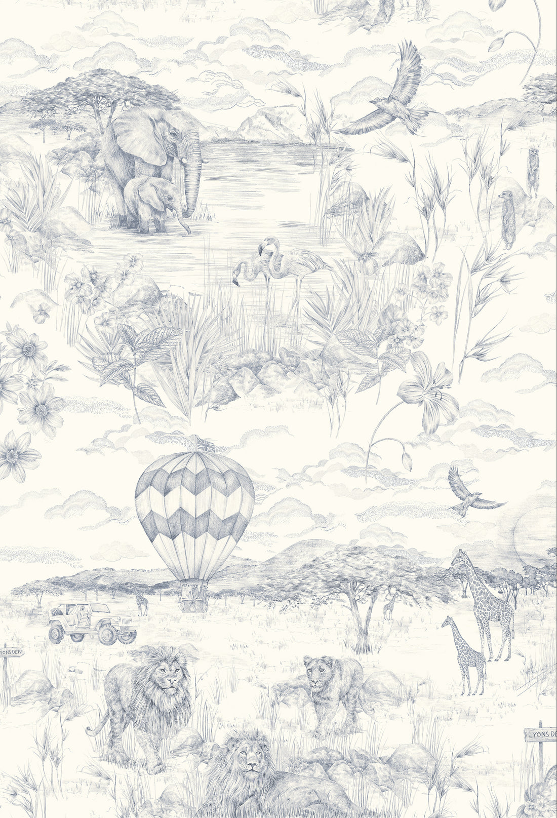 LYONS DEN Baby Blue Wallpaper