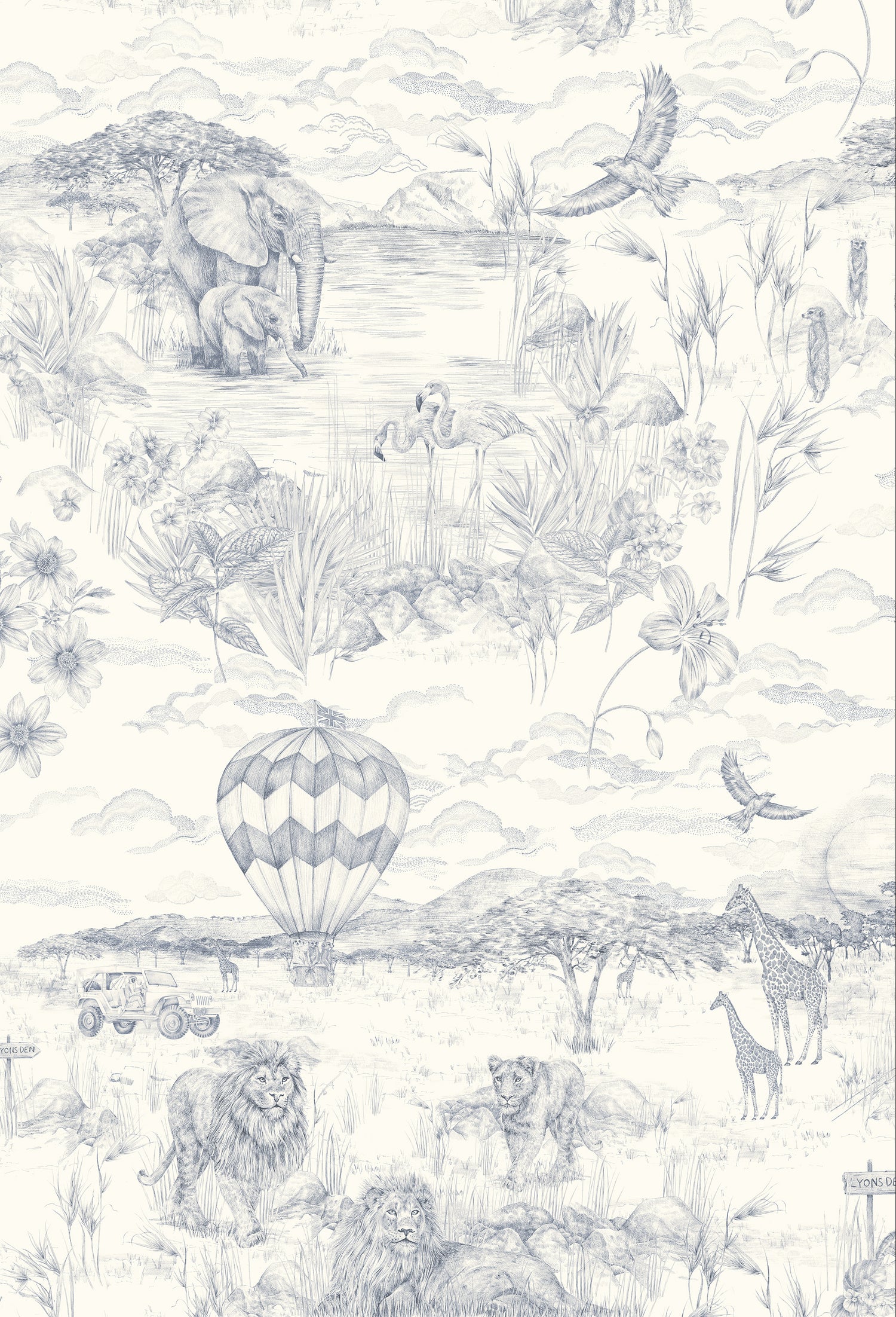 LYONS DEN Baby Blue linen fabric