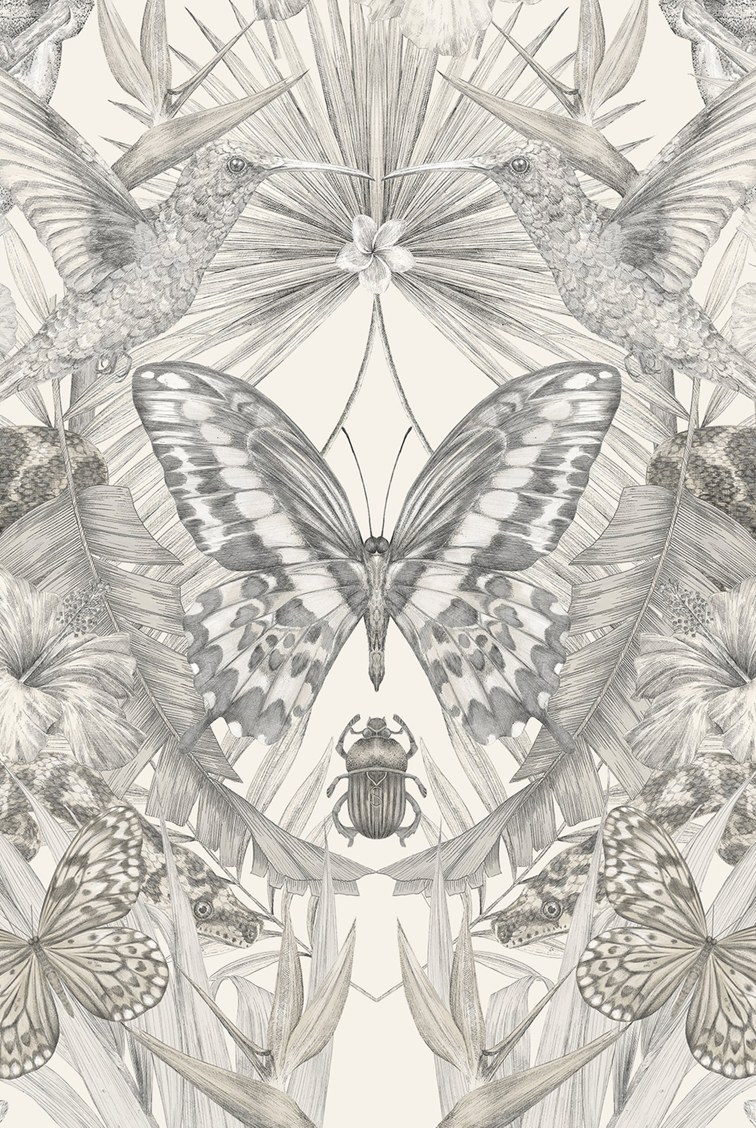 EXOTICA Parchment Wallpaper