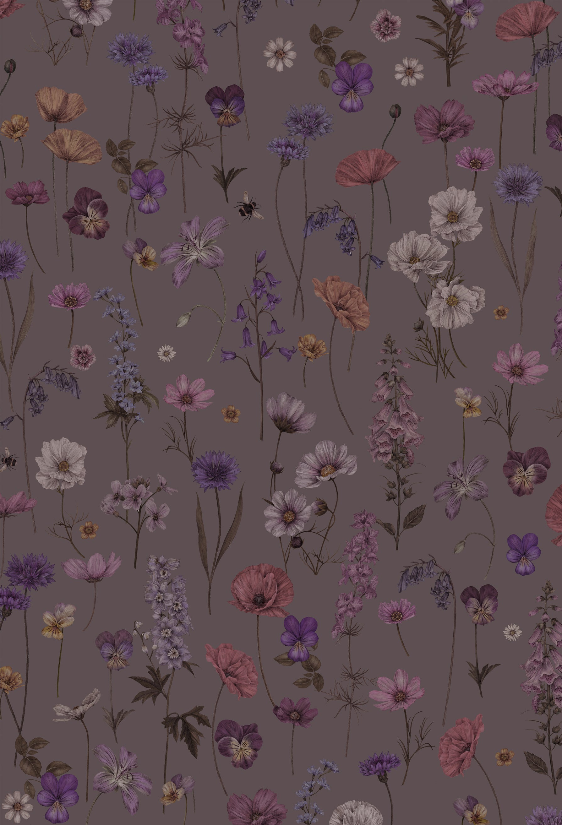 BOTANICA Mulberry Wallpaper