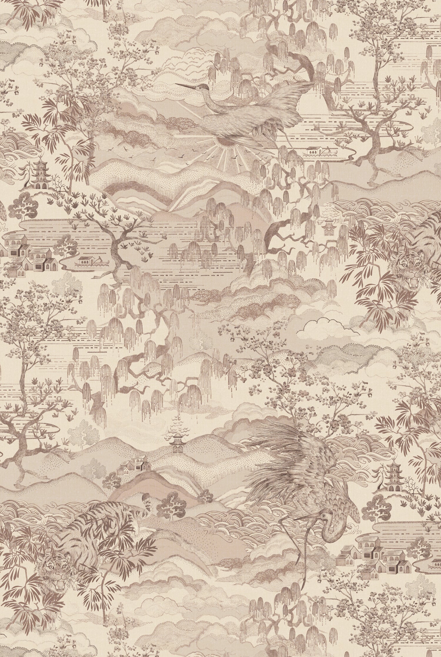 DREAM CATCHER Taupe Blush Wallpaper