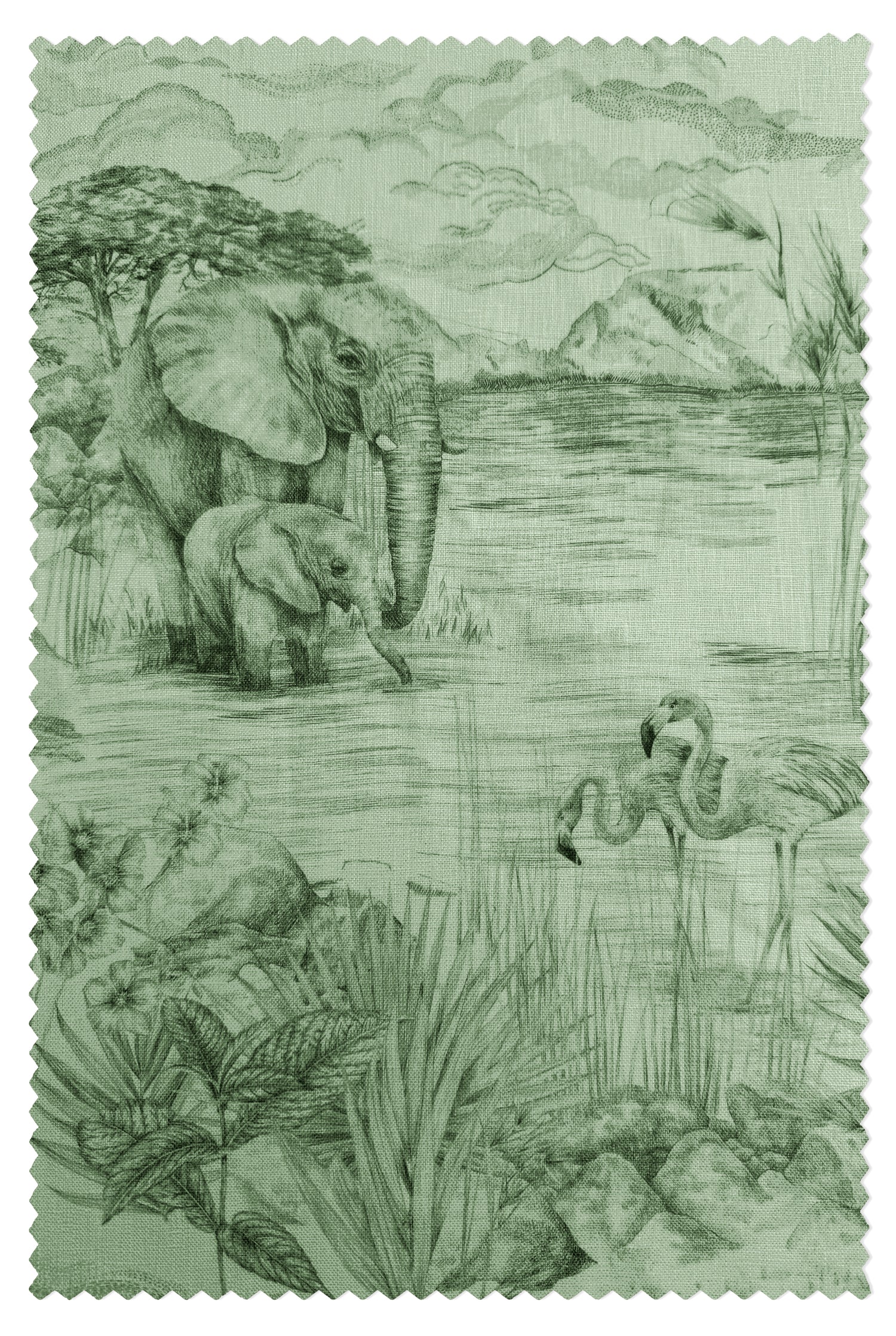LYONS DEN Sage linen fabric