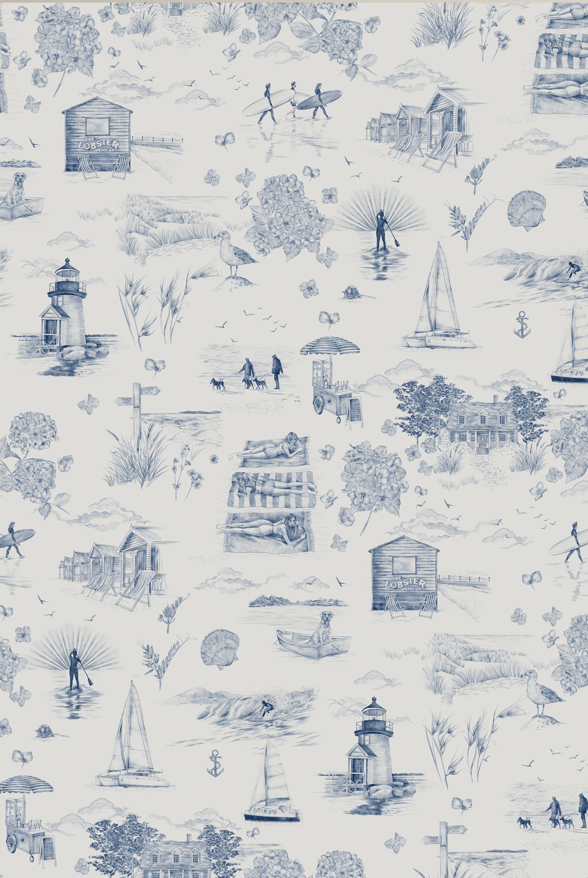 XV DAYS LIKE THESE Navy Wallpaper