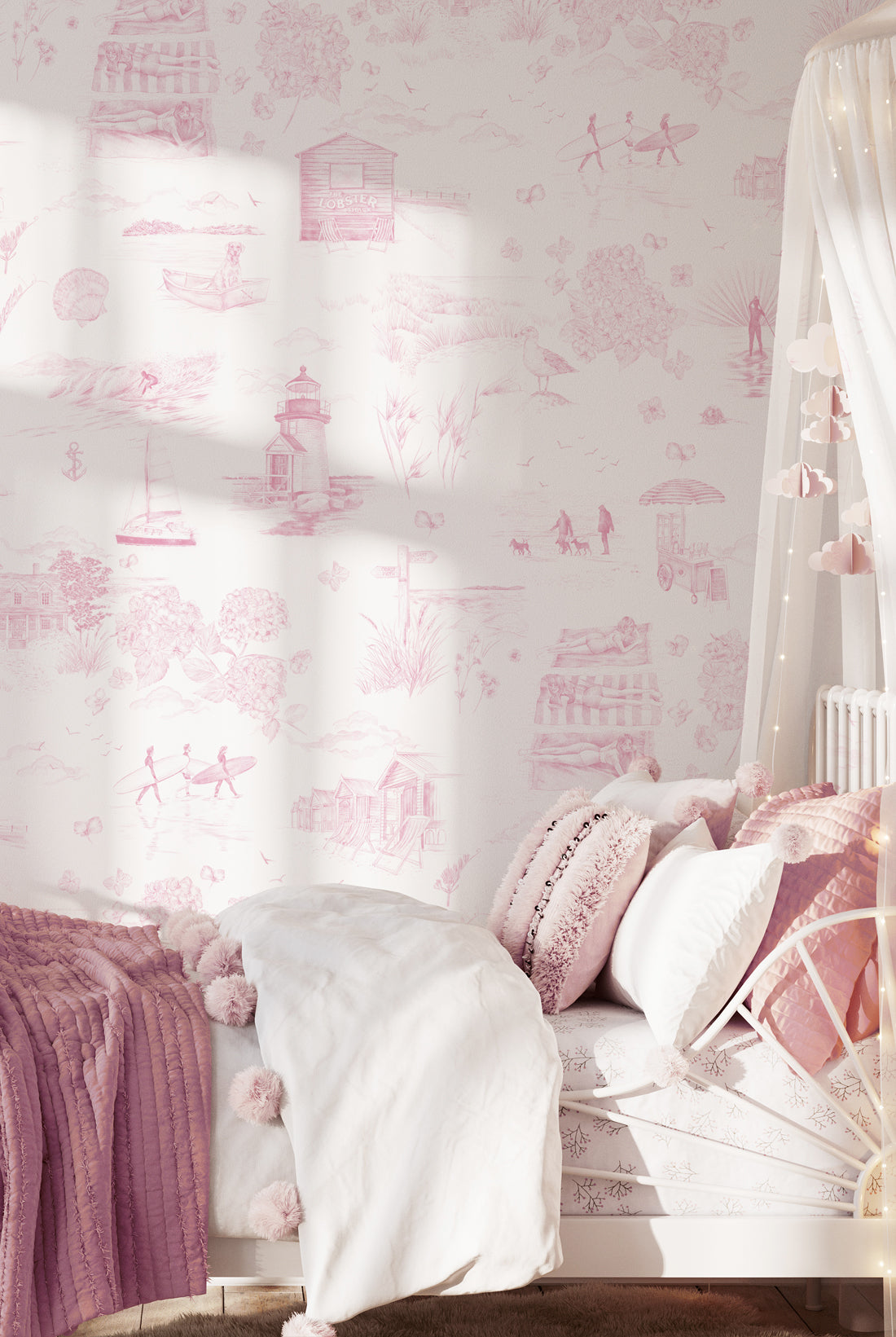 XV DAYS LIKE THESE Candyfloss Pink Wallpaper
