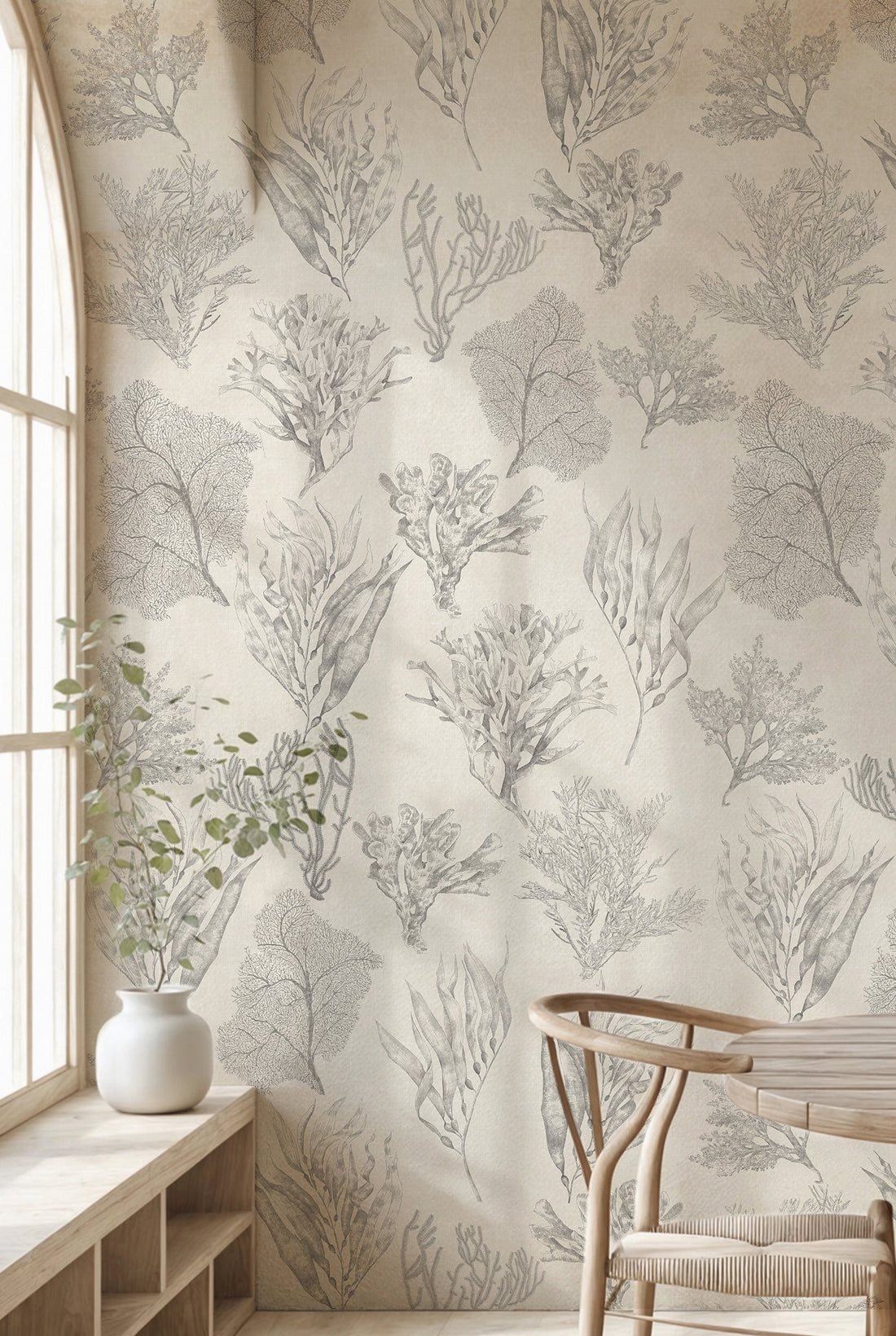 XV KELP FOREST Parchment Wallpaper