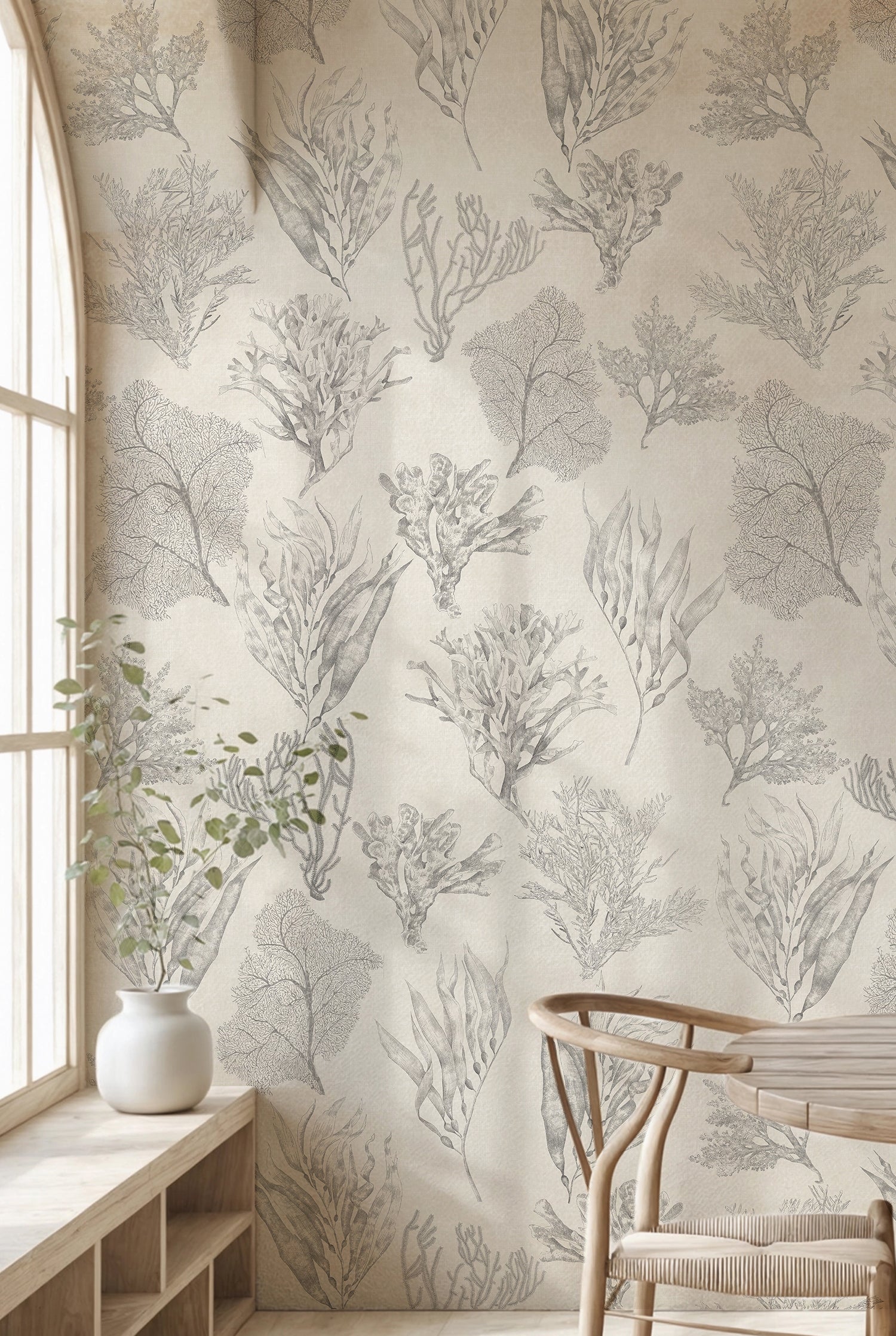 XV KELP FOREST Parchment Wallpaper