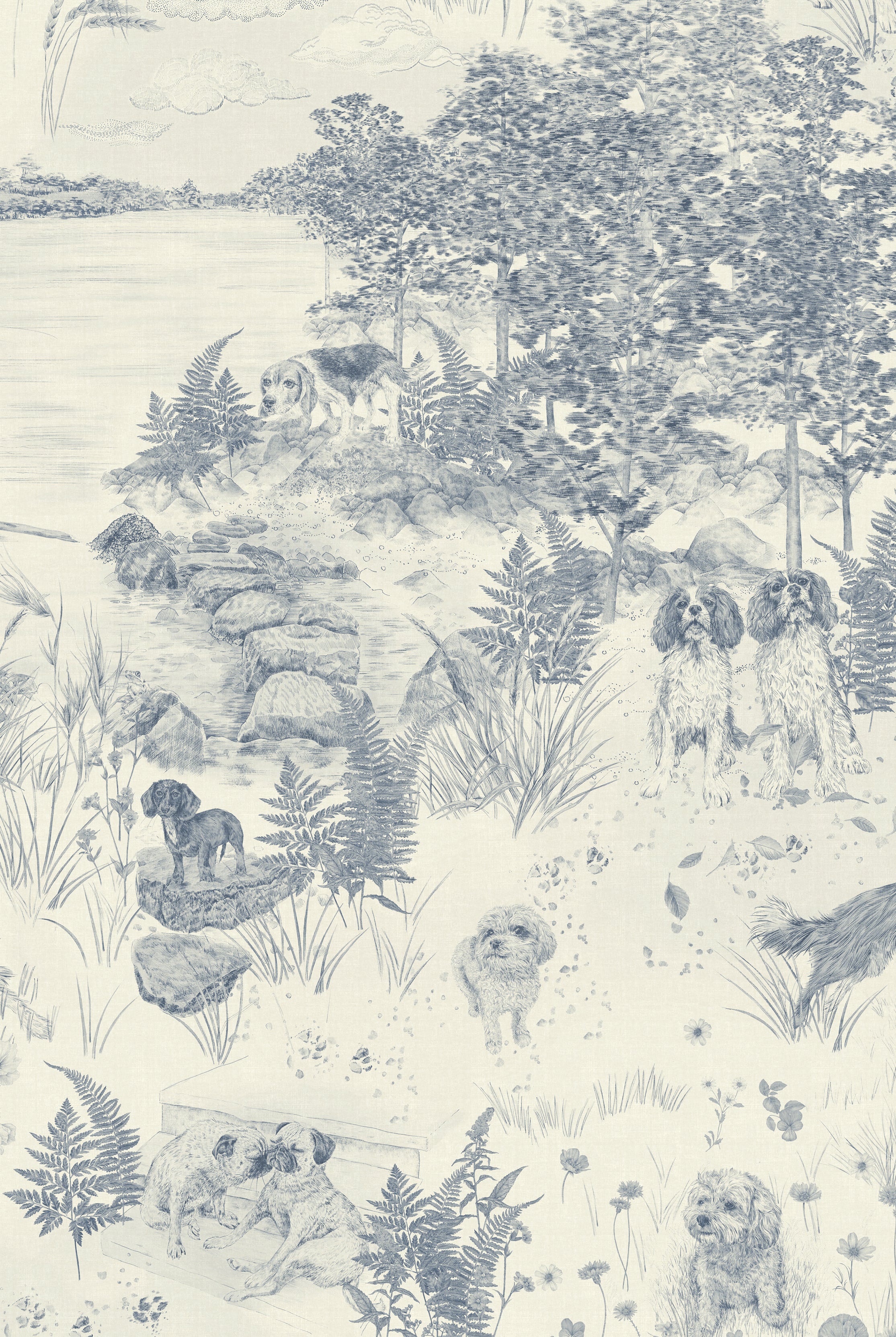 DOG TALES Toile – Victoria Sanders Design