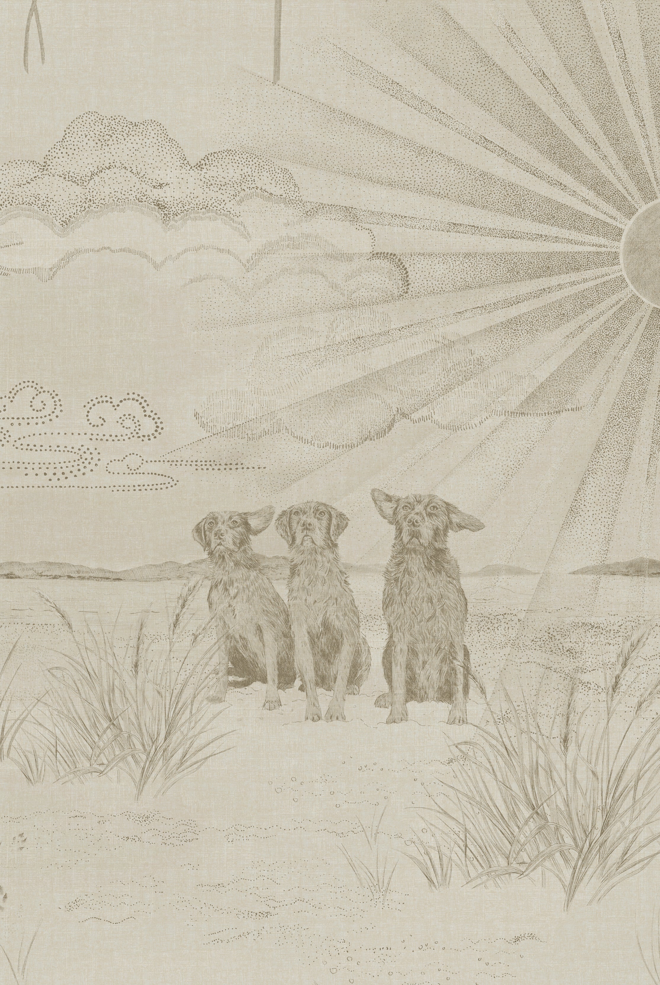 DOG TALES Egyptian Cotton