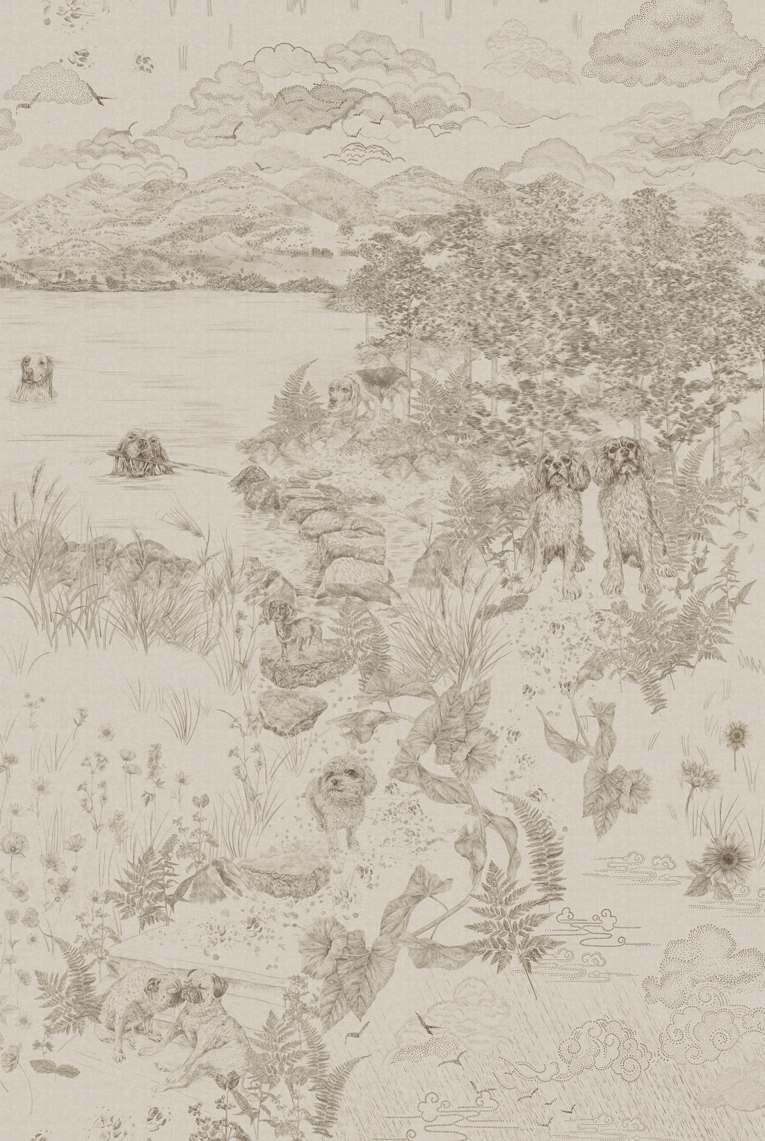 DOG TALES Egyptian Cotton