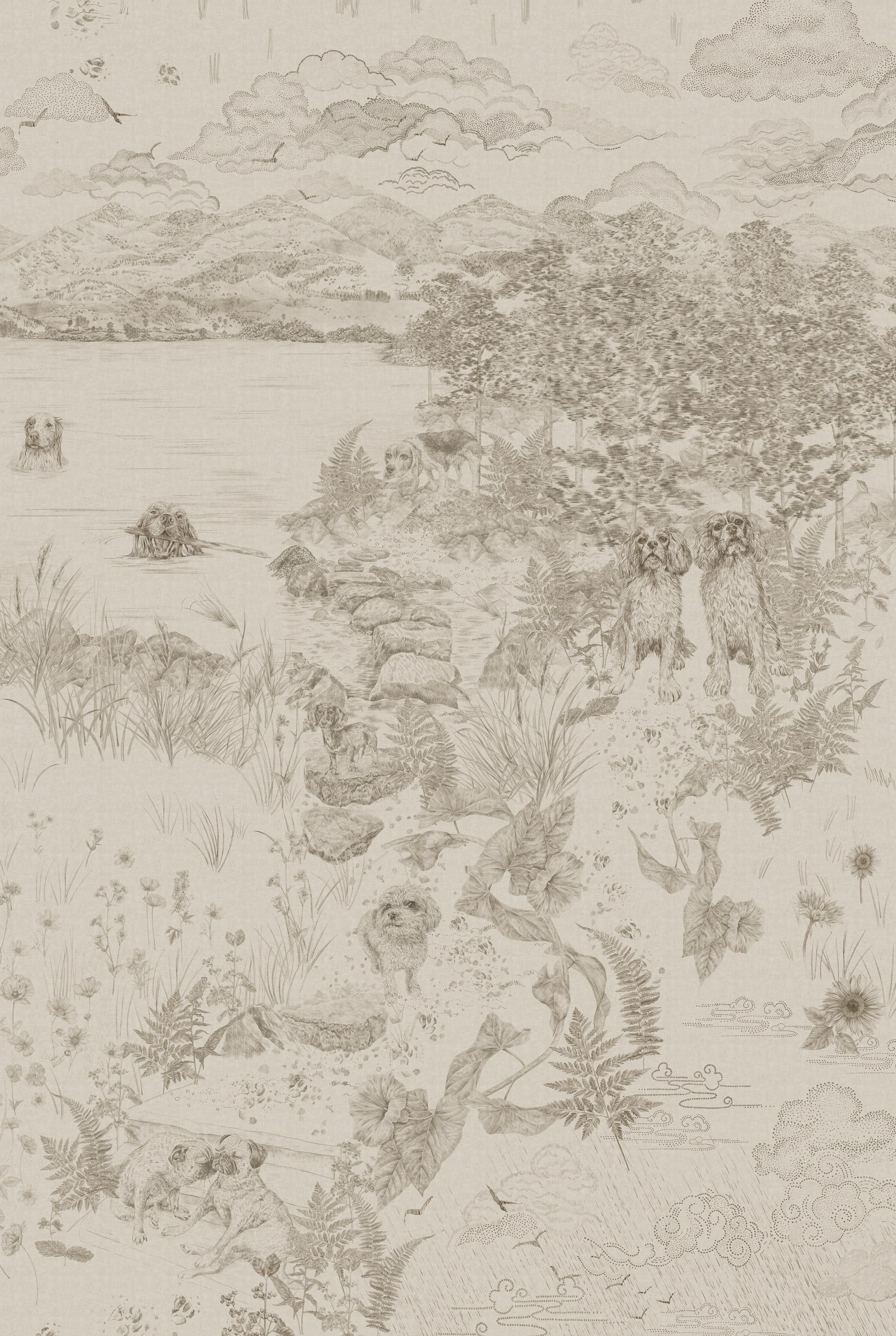 DOG TALES Egyptian Cotton