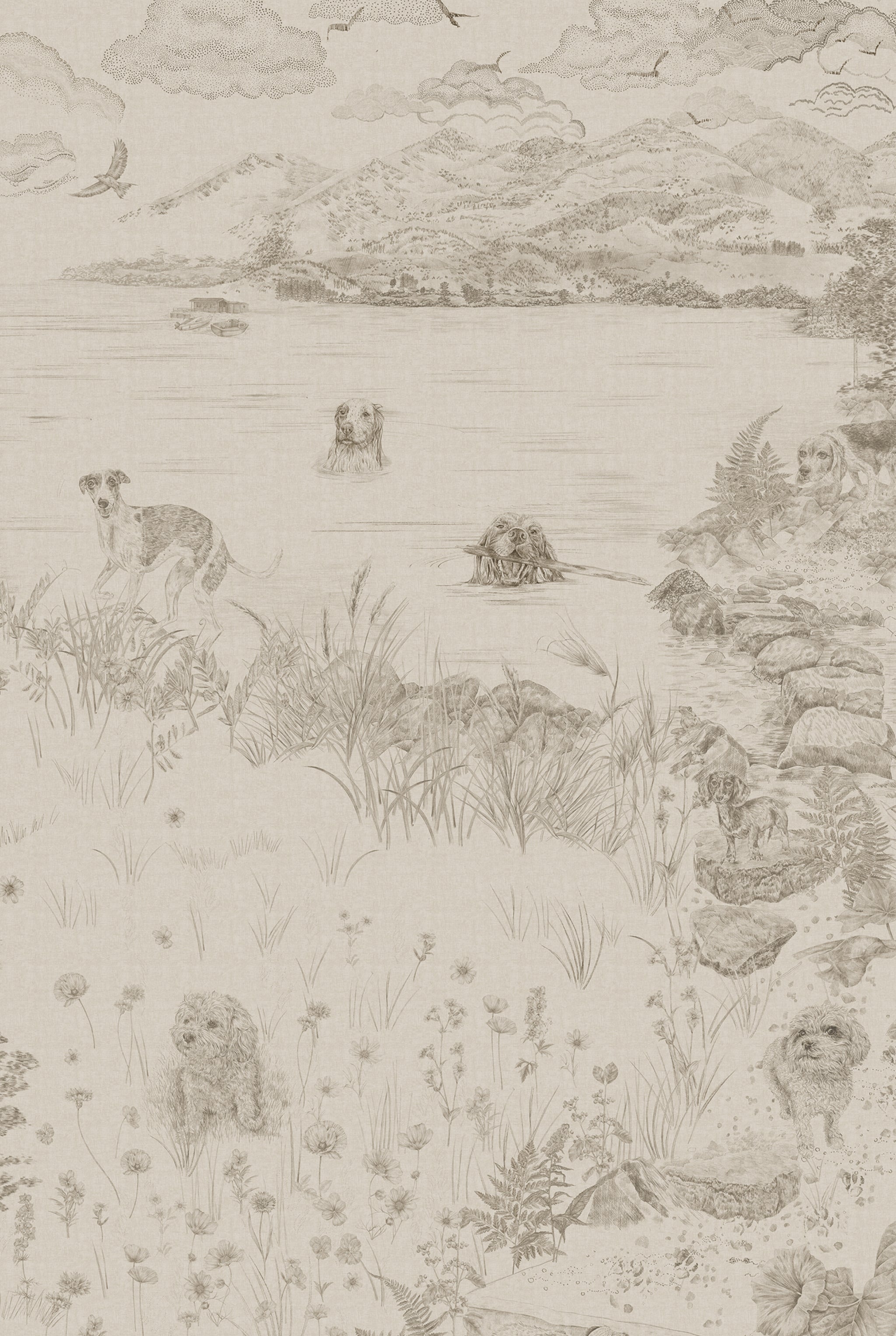 DOG TALES Egyptian Cotton