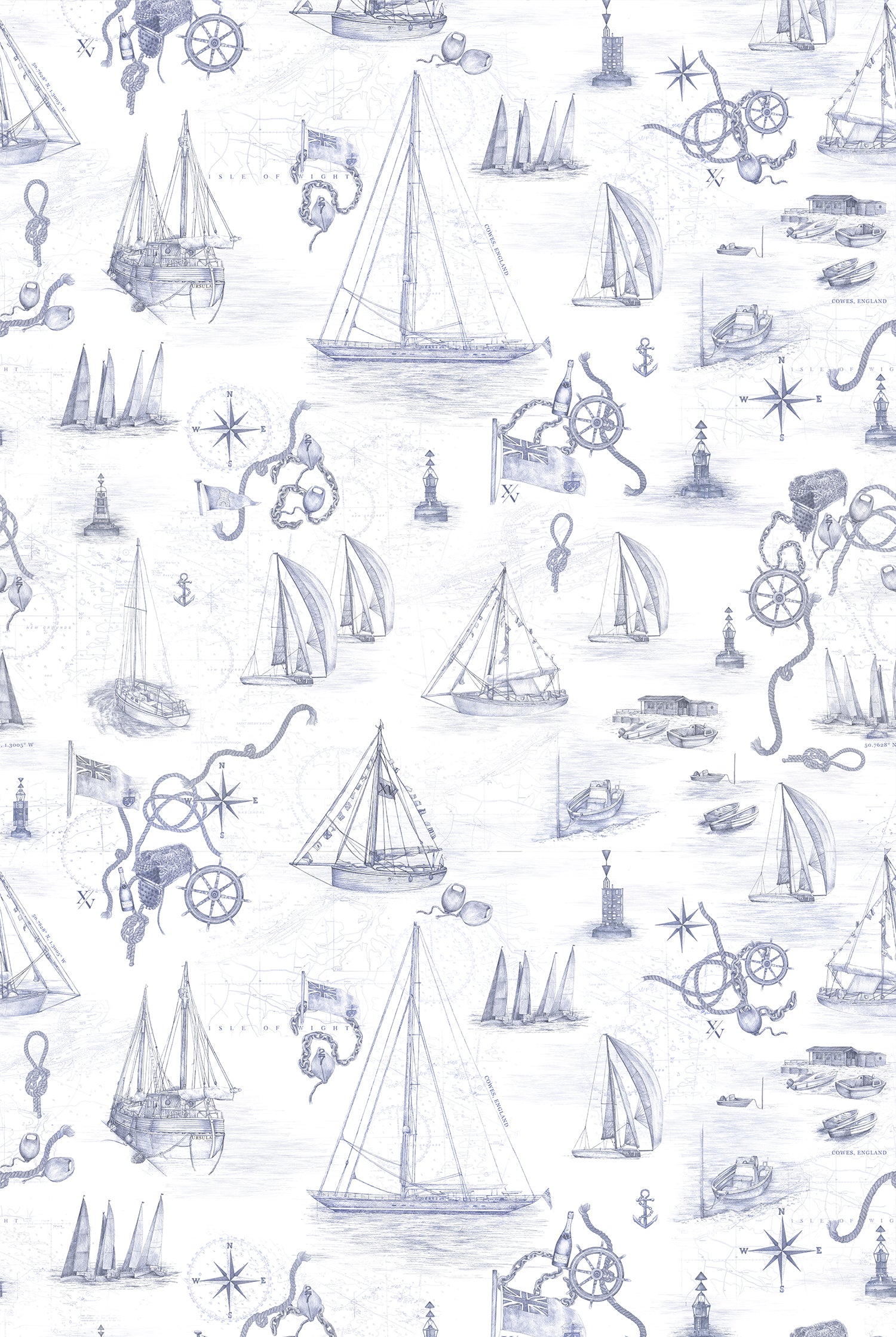 XV COWES MURAL Signature Wallpaper