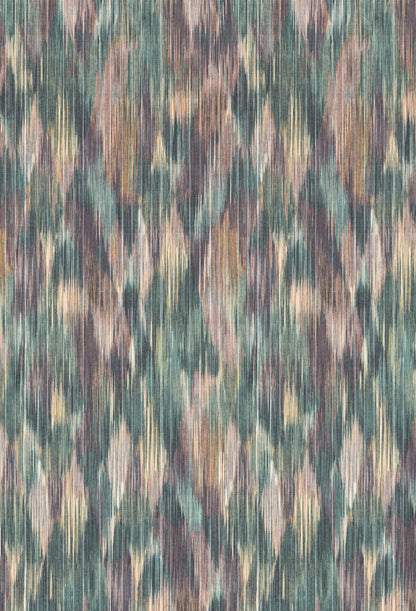SPECTRE Ikat Almandine Wallpaper