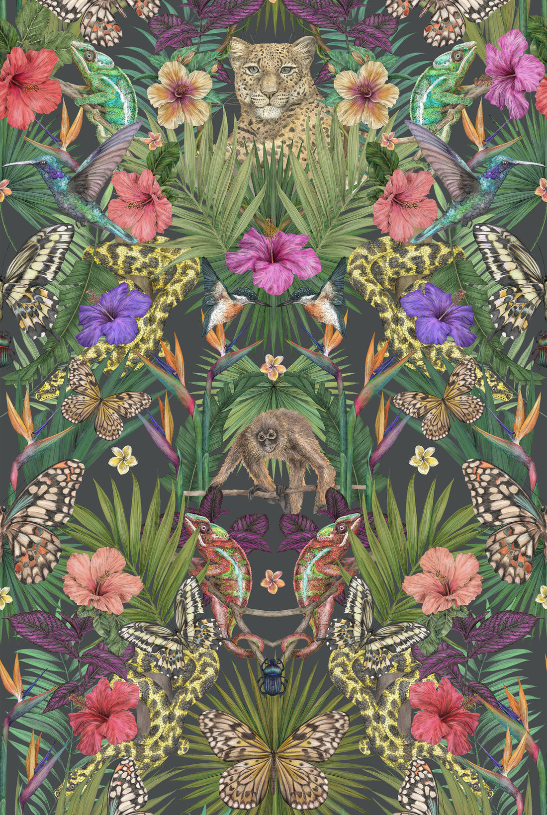 EXOTICA Noir Wallpaper