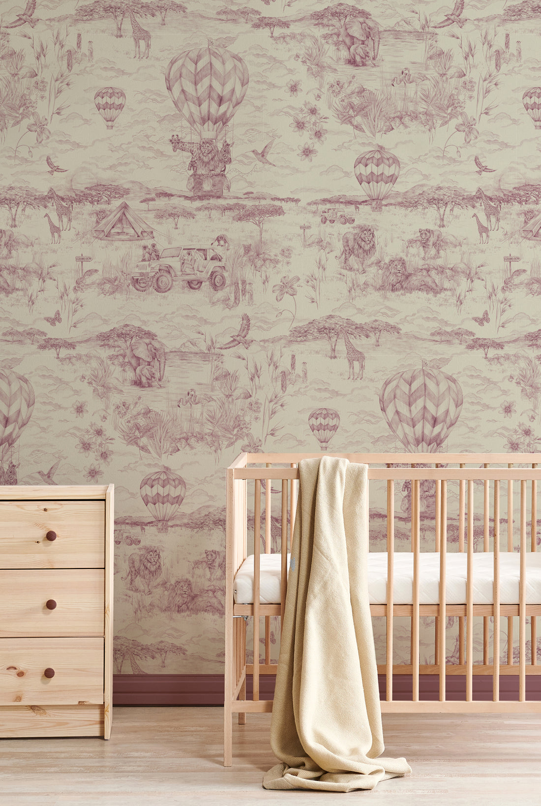 LYONS DEN Antique Rose Wallpaper