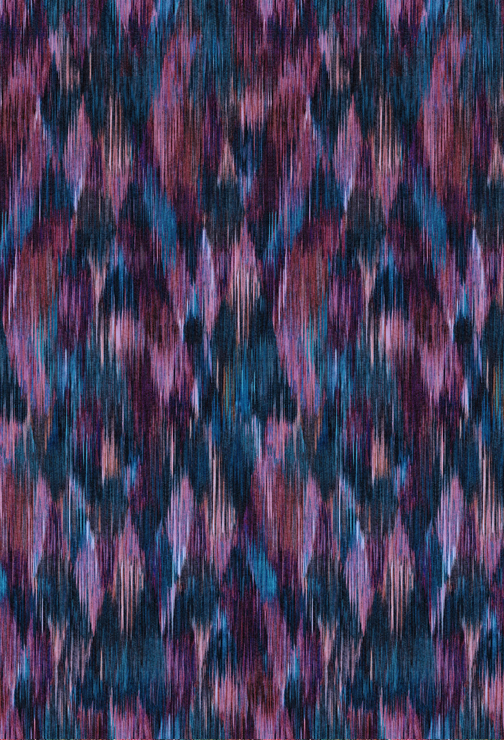 SPECTRE Ikat Jaded Berry Wallpaper