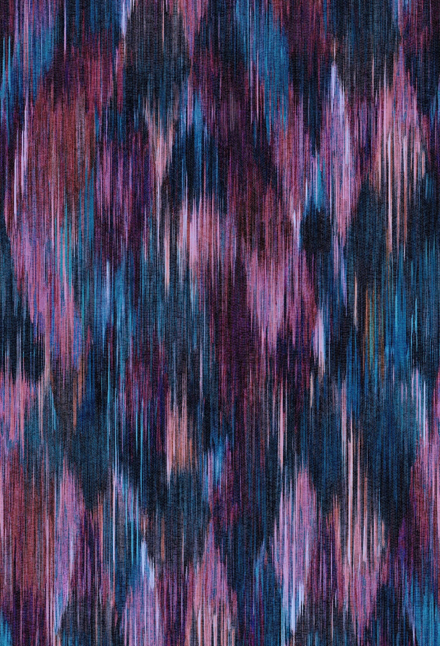 SPECTRE Ikat Jaded Berry Wallpaper