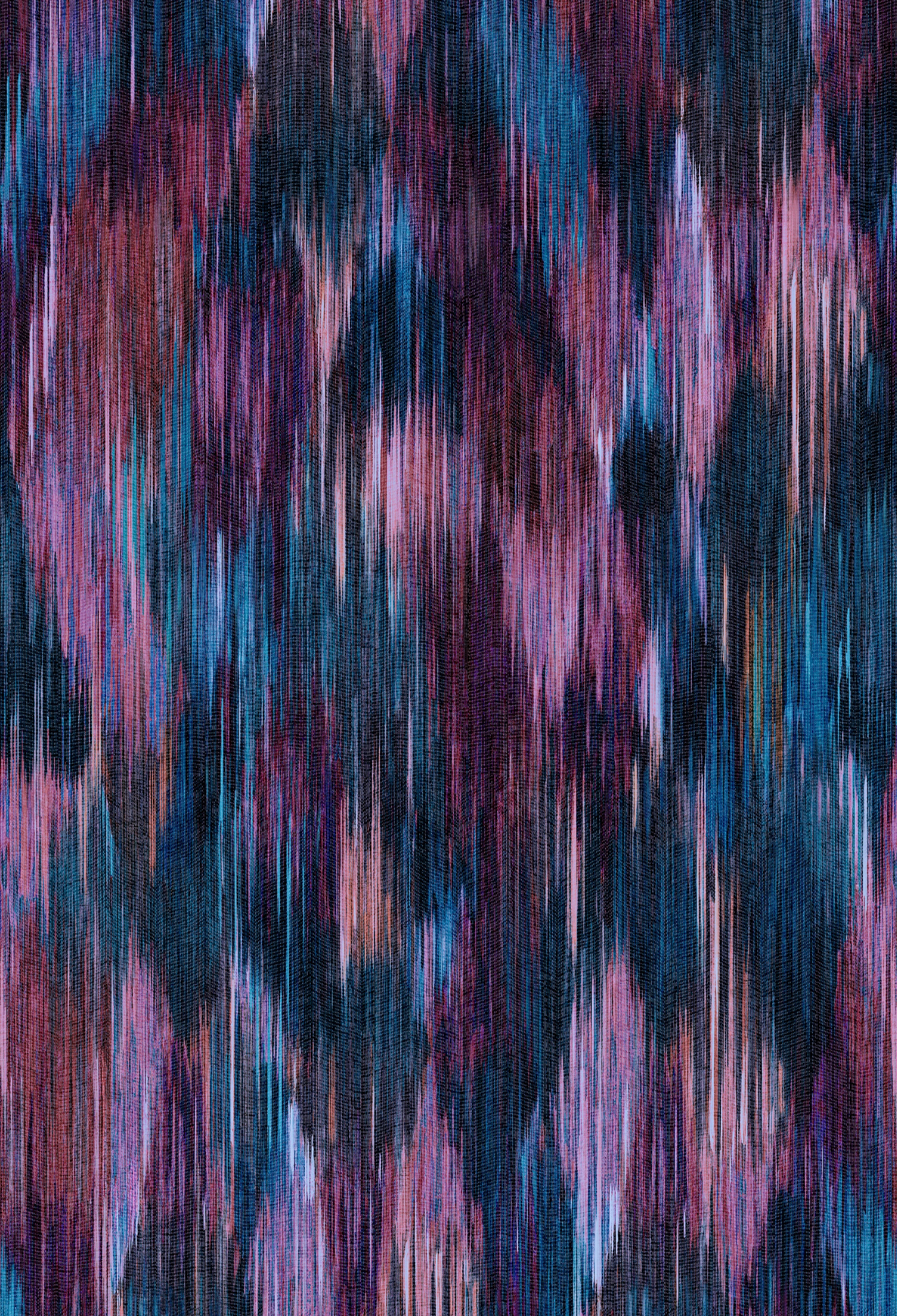 SPECTRE Ikat Jaded Berry Wallpaper