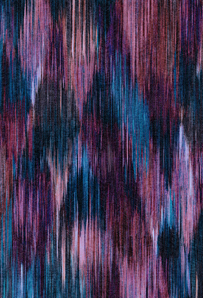 SPECTRE Ikat Jaded Berry Wallpaper