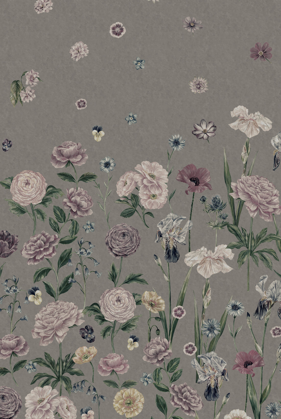 SEASONS IN BLOOM Clay Wallpaper