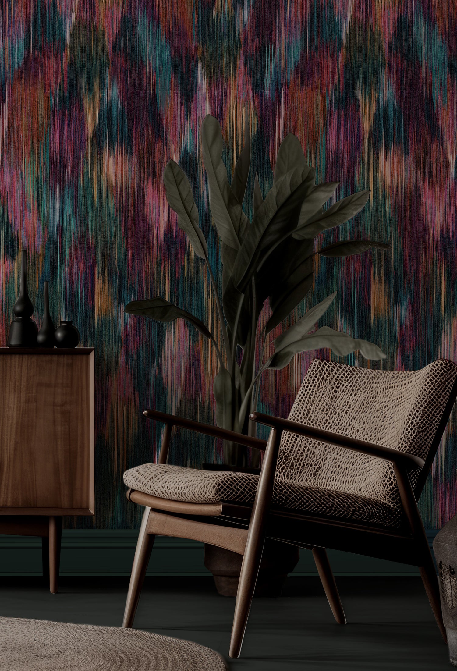 SPECTRE Ikat Jewel Wallpaper