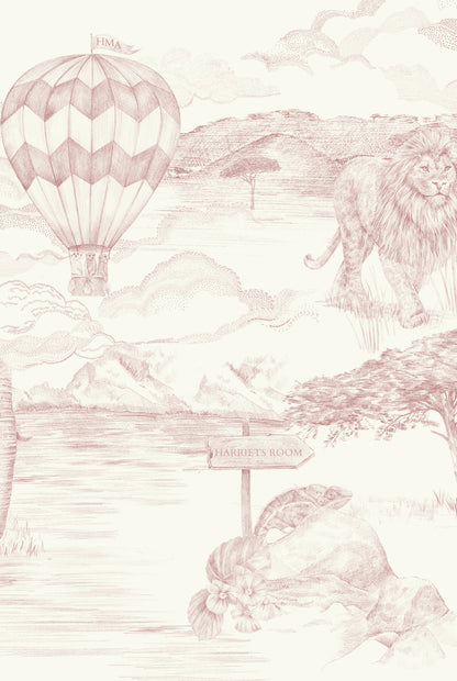 LYONS DEN Baby Pink personalized lampshade