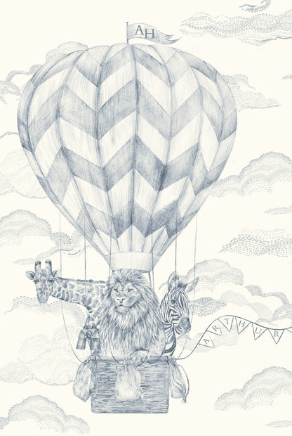 LYONS DEN Baby Blue personalized lampshade