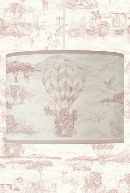 LYONS DEN Baby Pink personalized lampshade
