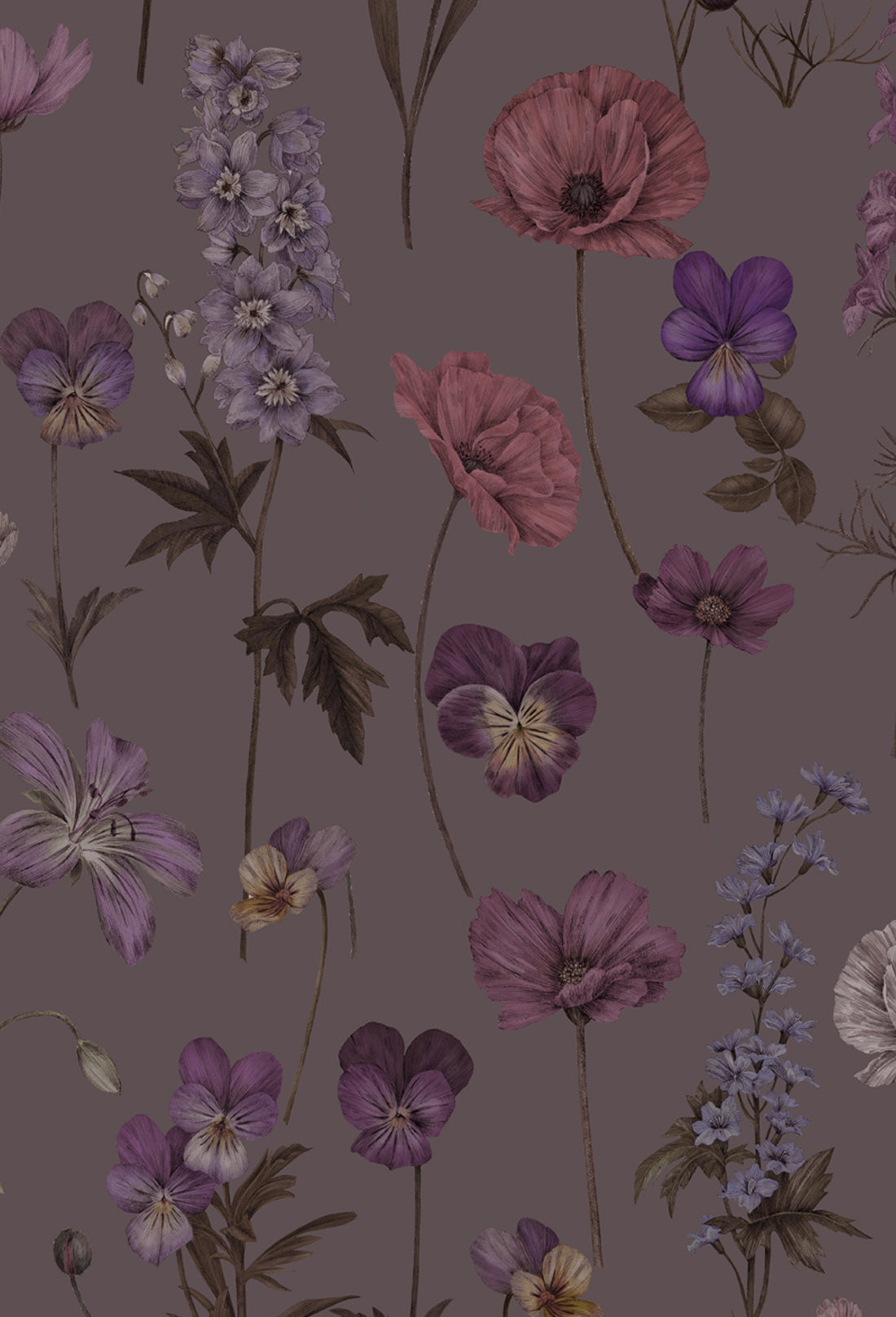 BOTANICA Mulberry Wallpaper