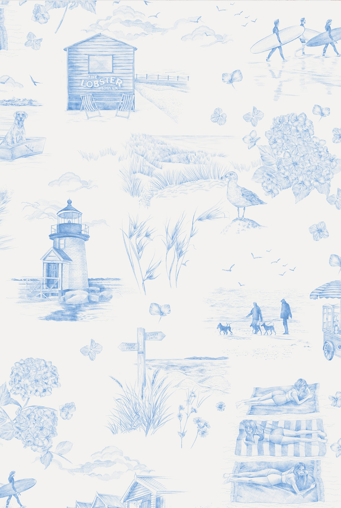 XV DAYS LIKE THESE Cornflower Wallpaper