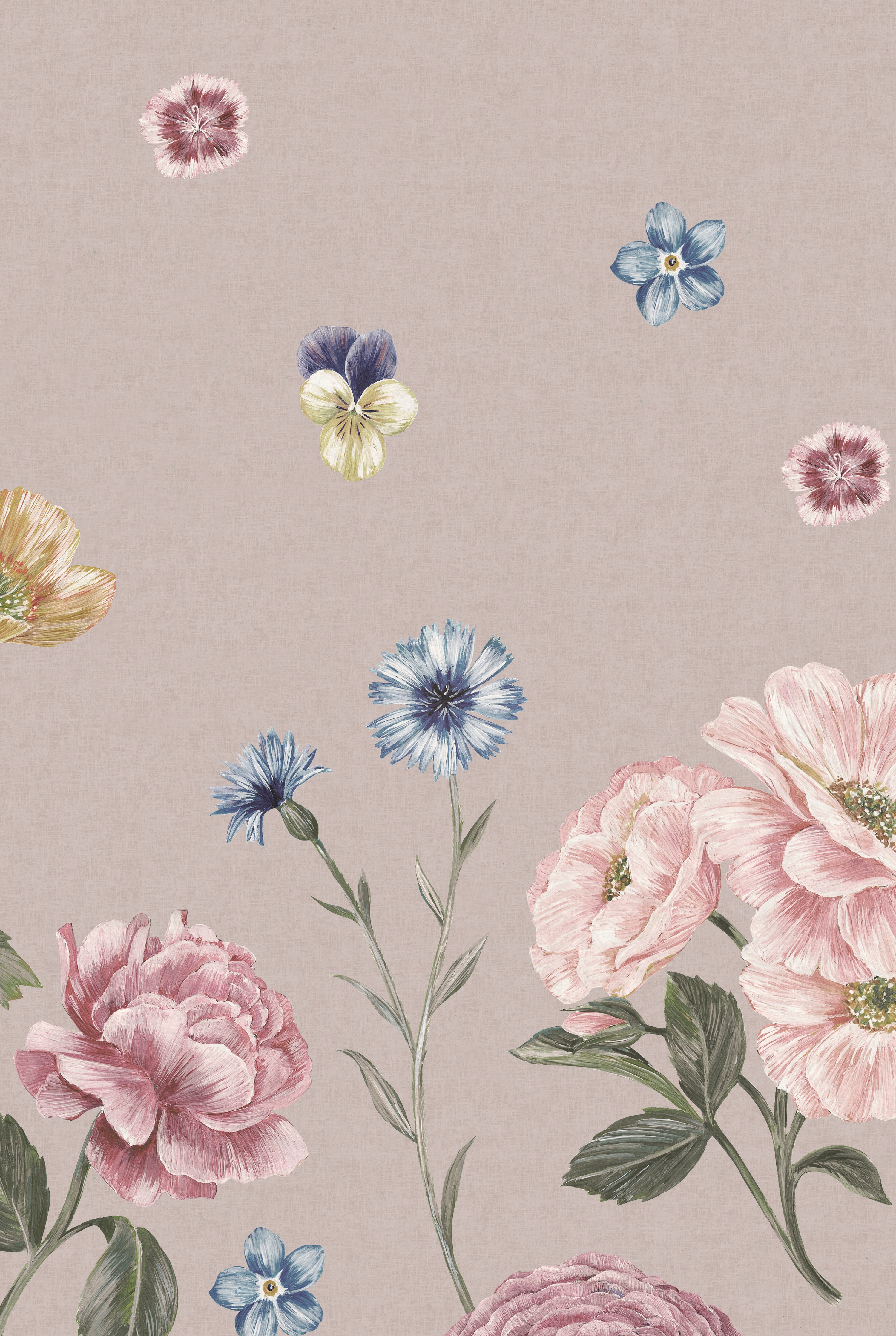 SEASONS IN BLOOM Pretty in Pink Wallpaper