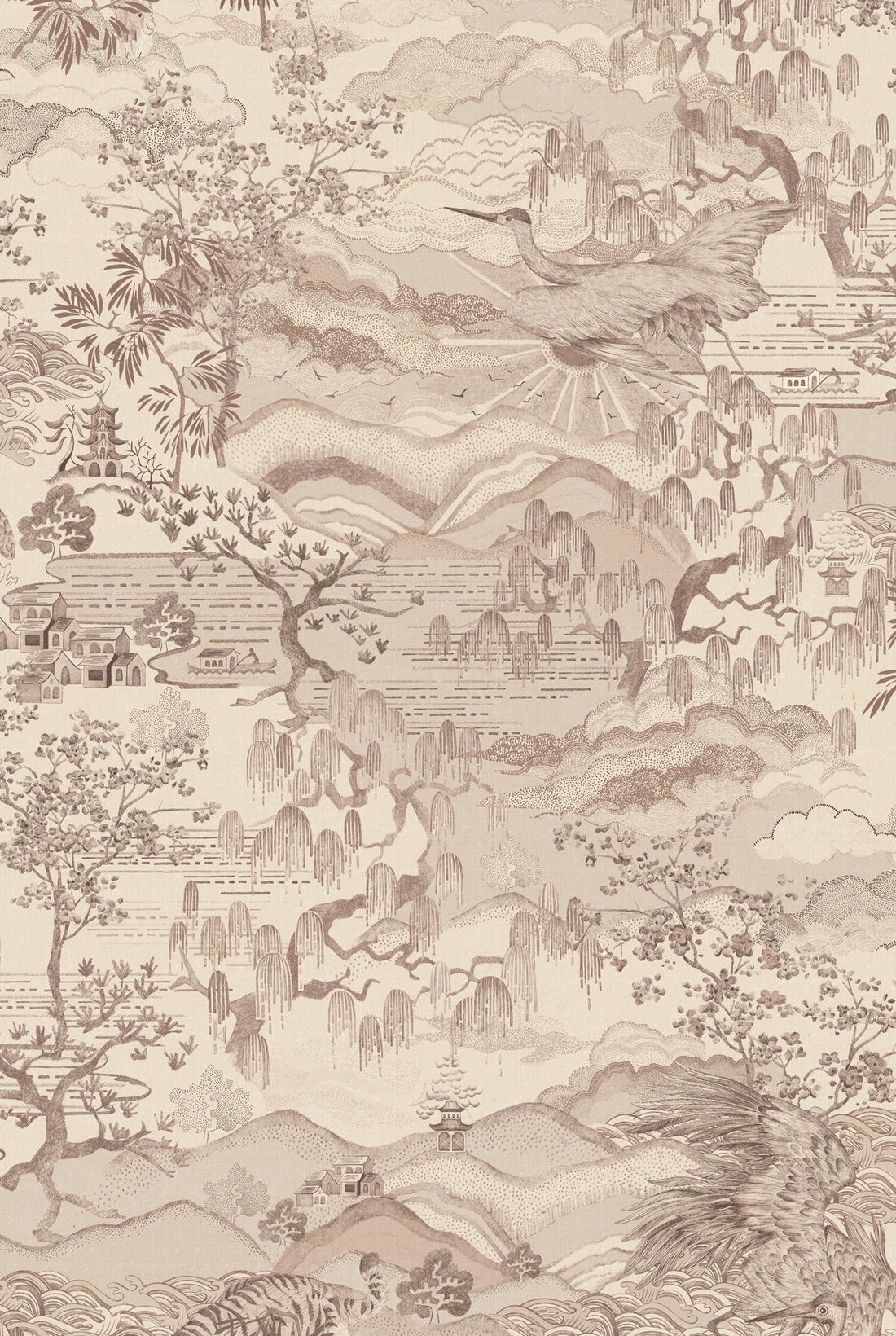 DREAM CATCHER Taupe Blush Wallpaper