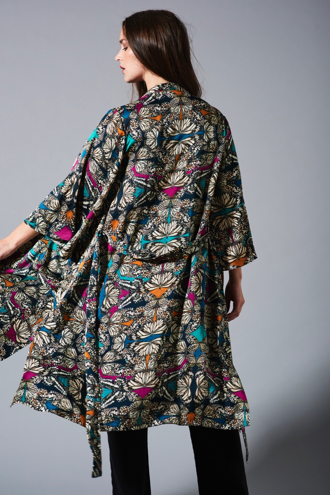PAPILIO Jewel Silk Kimono