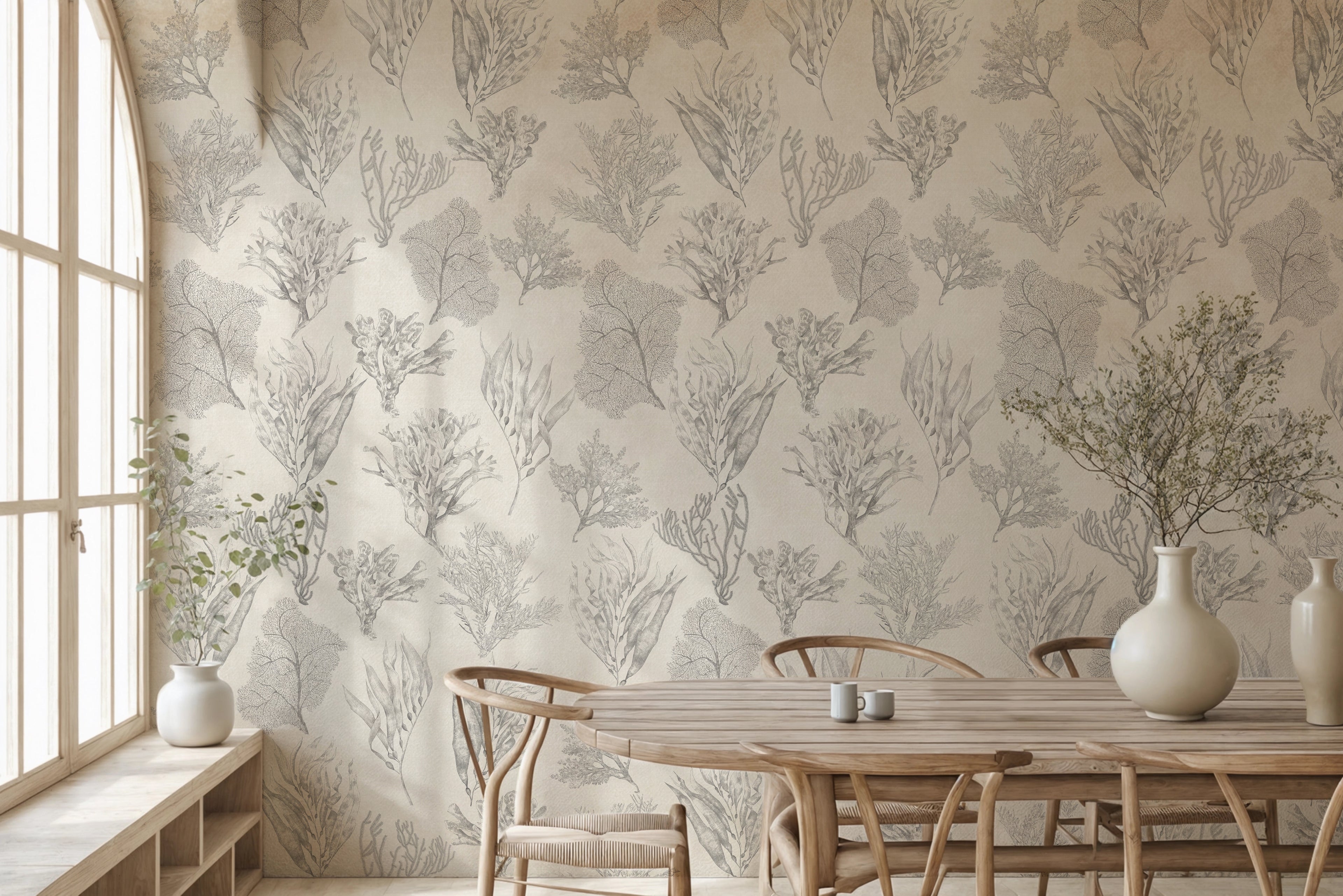 XV KELP FOREST Parchment Wallpaper