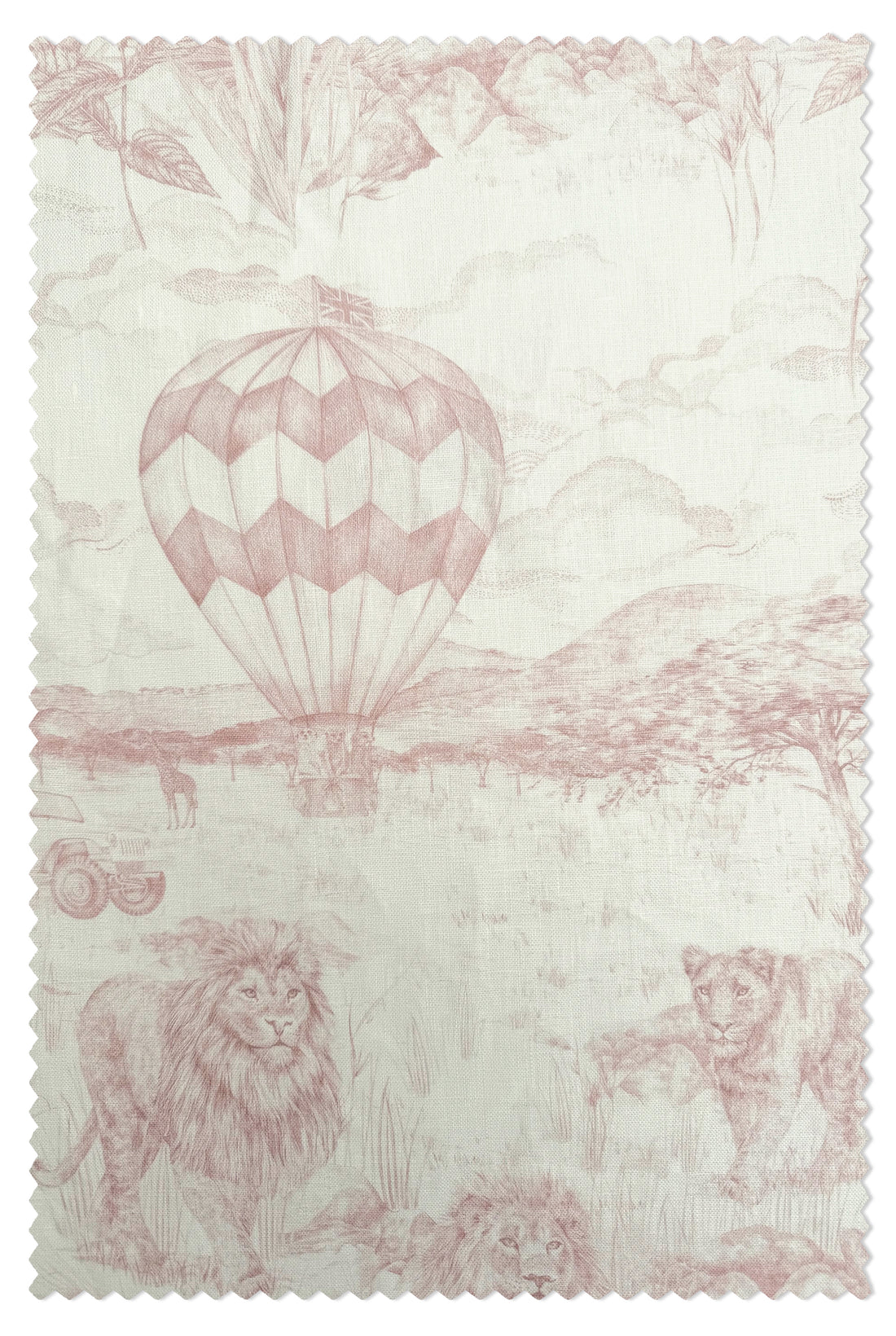 LYONS DEN Baby Pink linen fabric