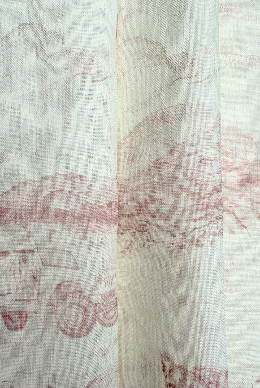 LYONS DEN Baby Pink linen fabric