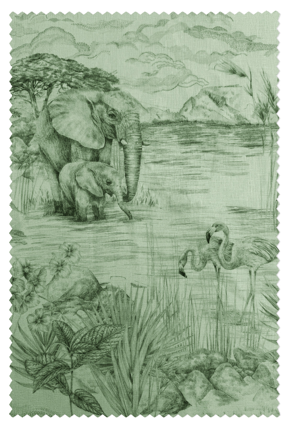 LYONS DEN Sage linen fabric