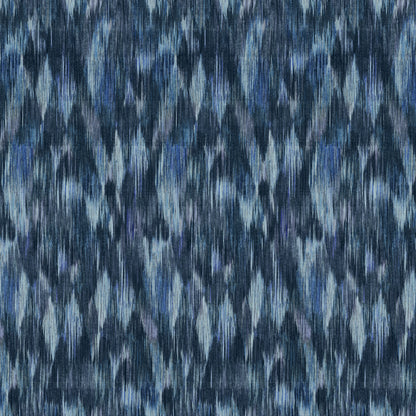 SPECTRE Ikat Marine Wallpaper