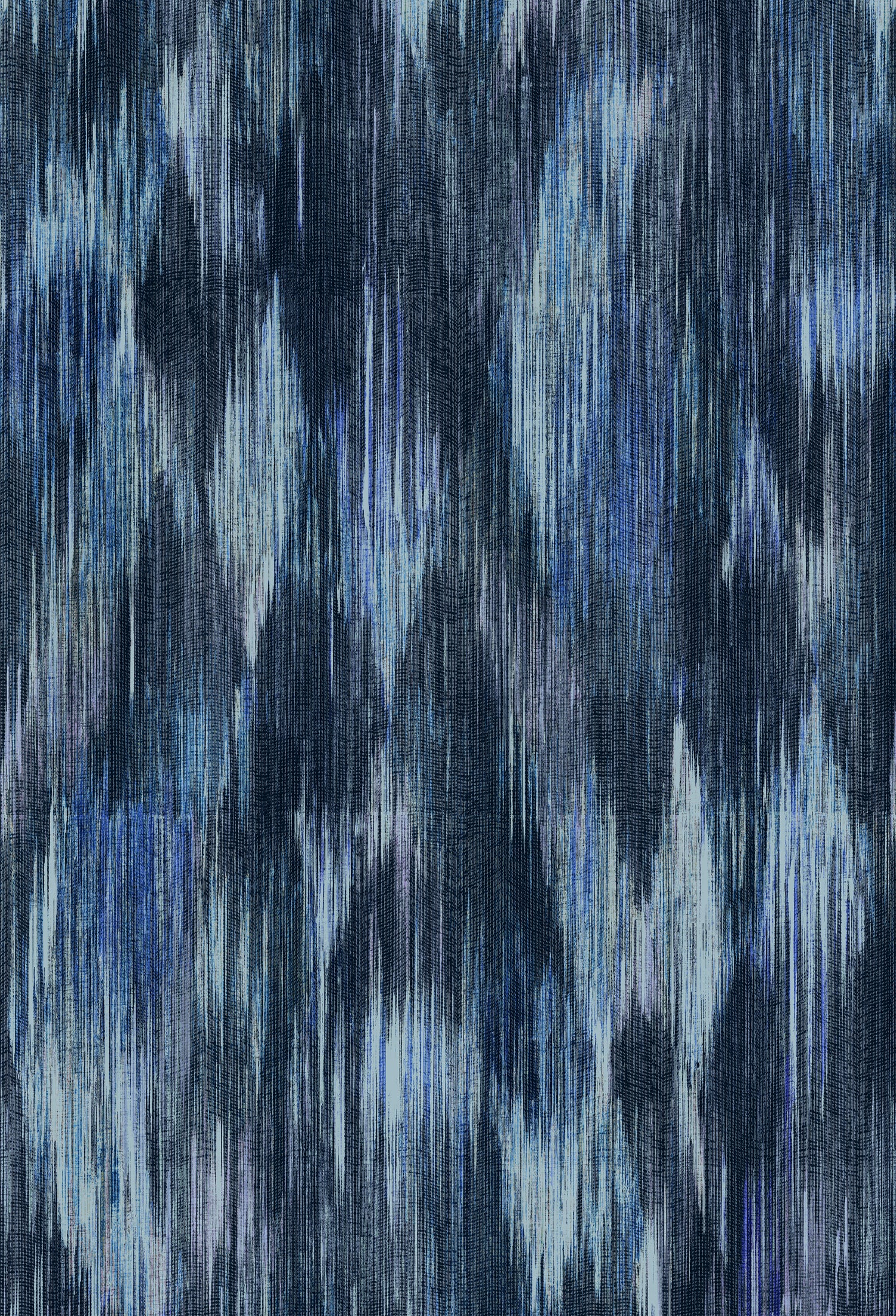 SPECTRE Ikat Marine Wallpaper