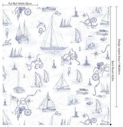 XV COWES MURAL Signature Wallpaper