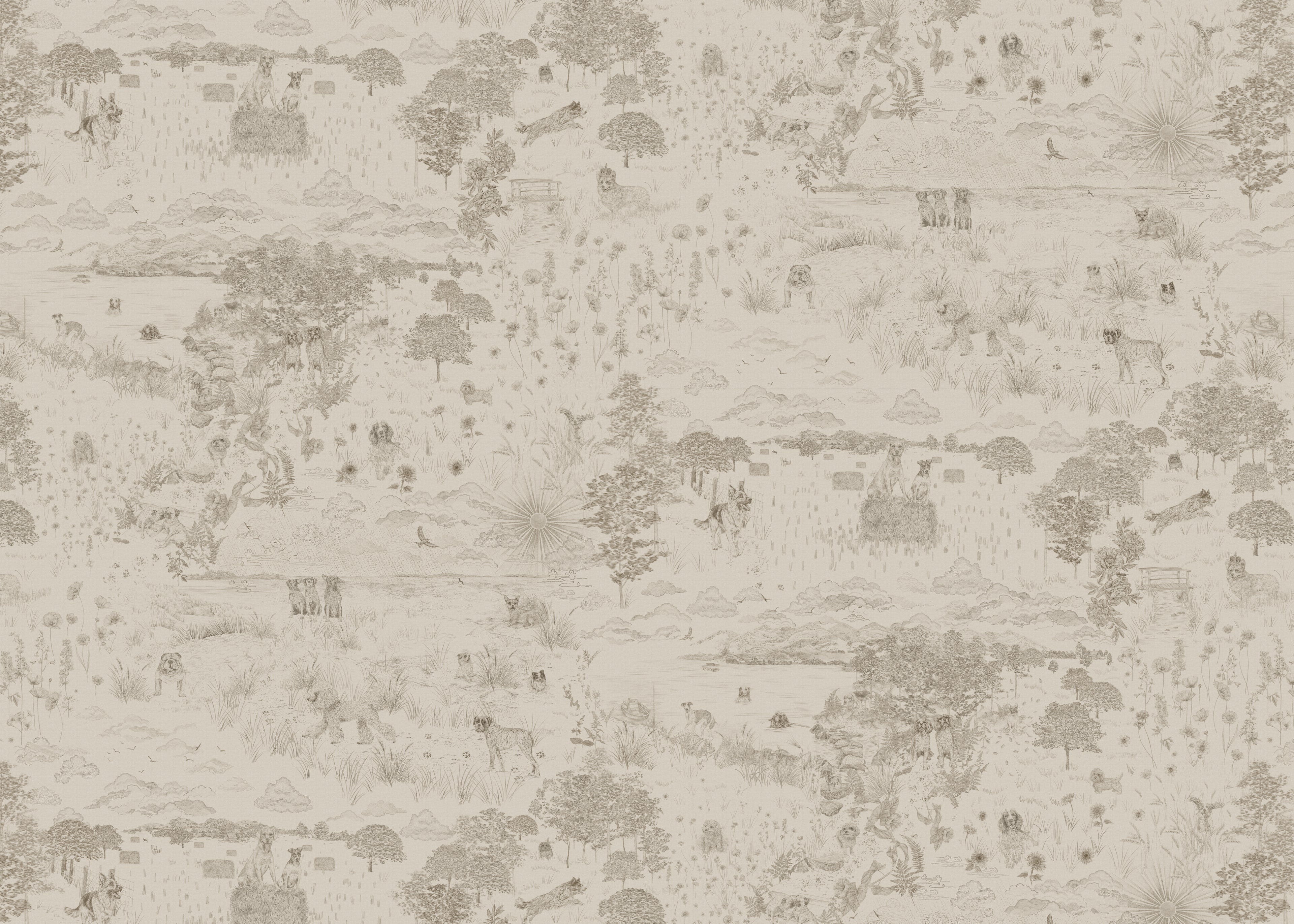 DOG TALES Egyptian Cotton