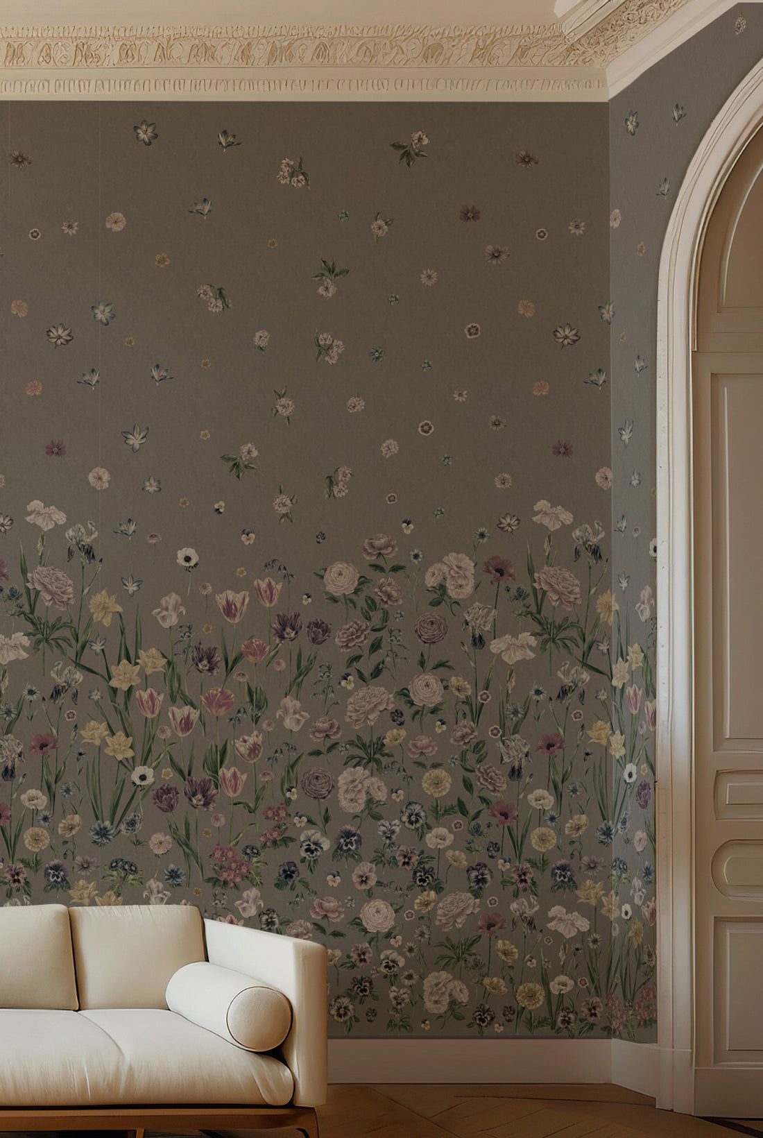 SEASONS IN BLOOM Clay Wallpaper